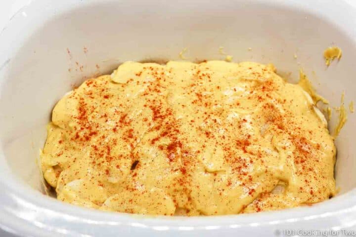 potatoes topped with paprika