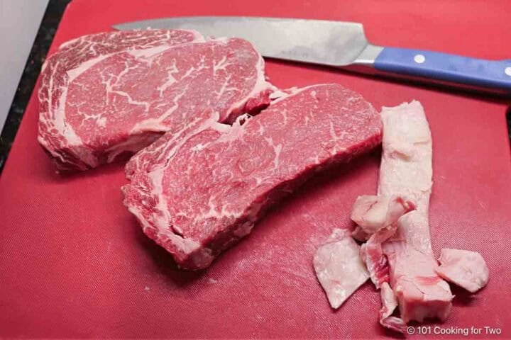 Trim easlily trimable fat.